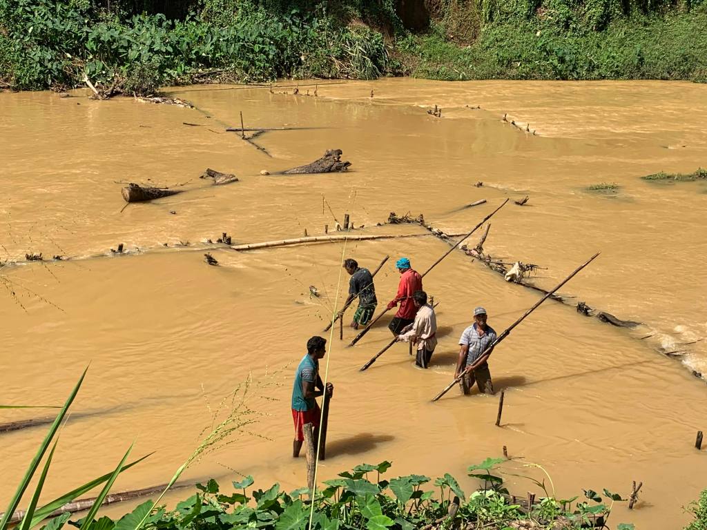 Alluvial mining site, Ratnapura, Sri Lanka, 2019